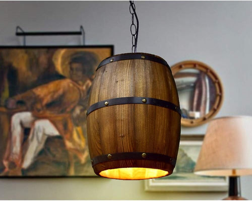 BARIL A VIN - Lustre suspendu  Bar/Cafe