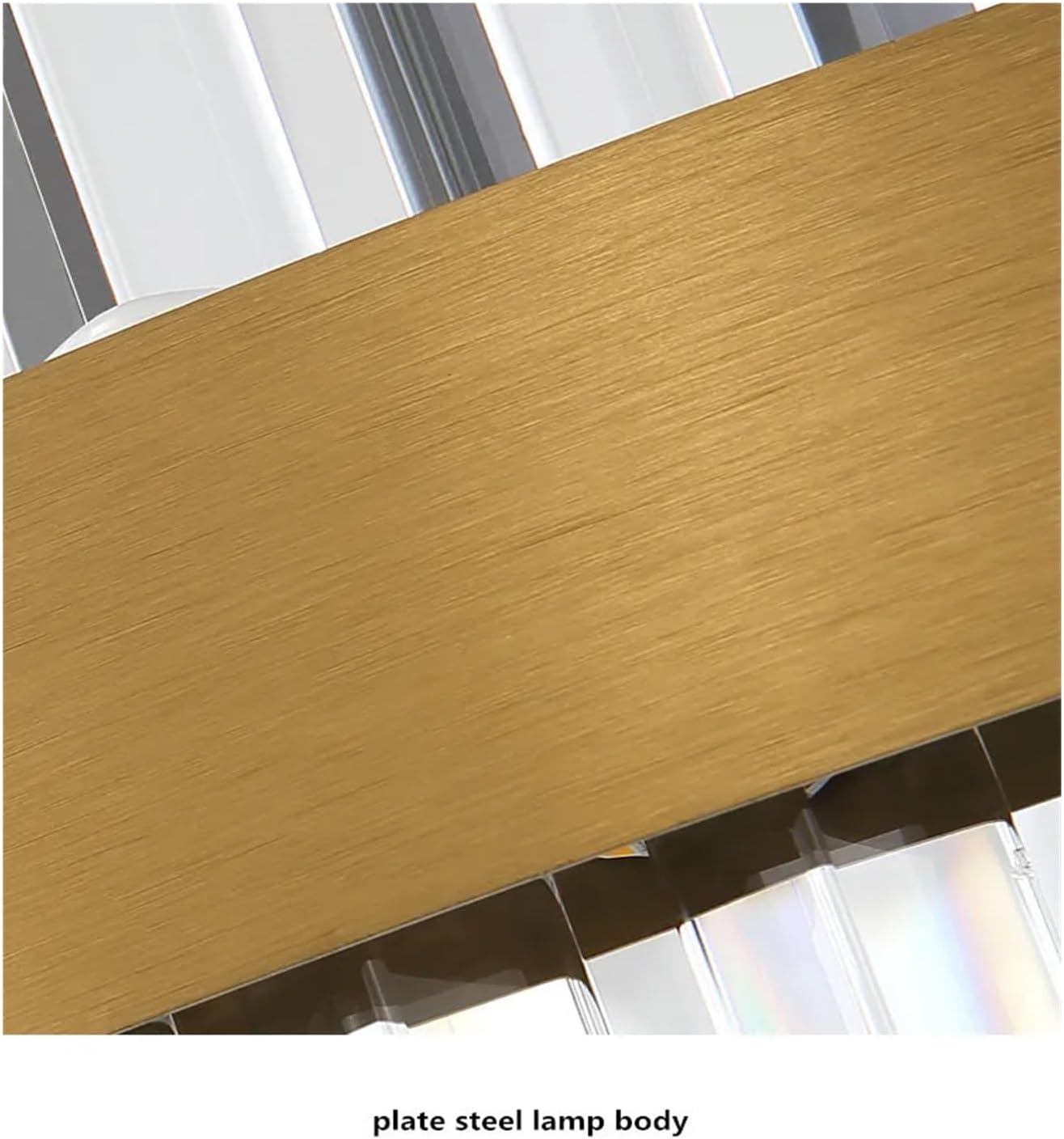 BUNCC - Lustre Cristal K9 LED avec Télécommande Ovale/Ronde