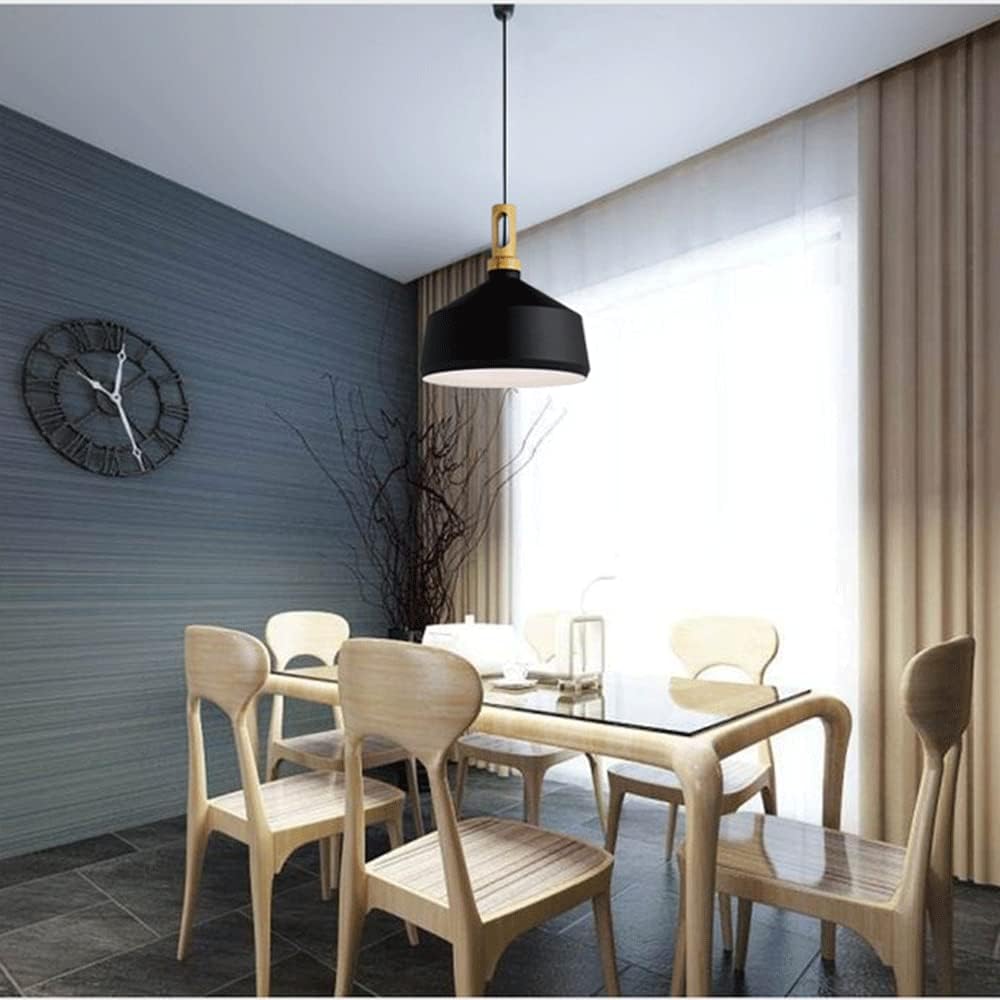 CÔNE  -  MÉTAL NOIR & OR AVEC BOIS BEIGE