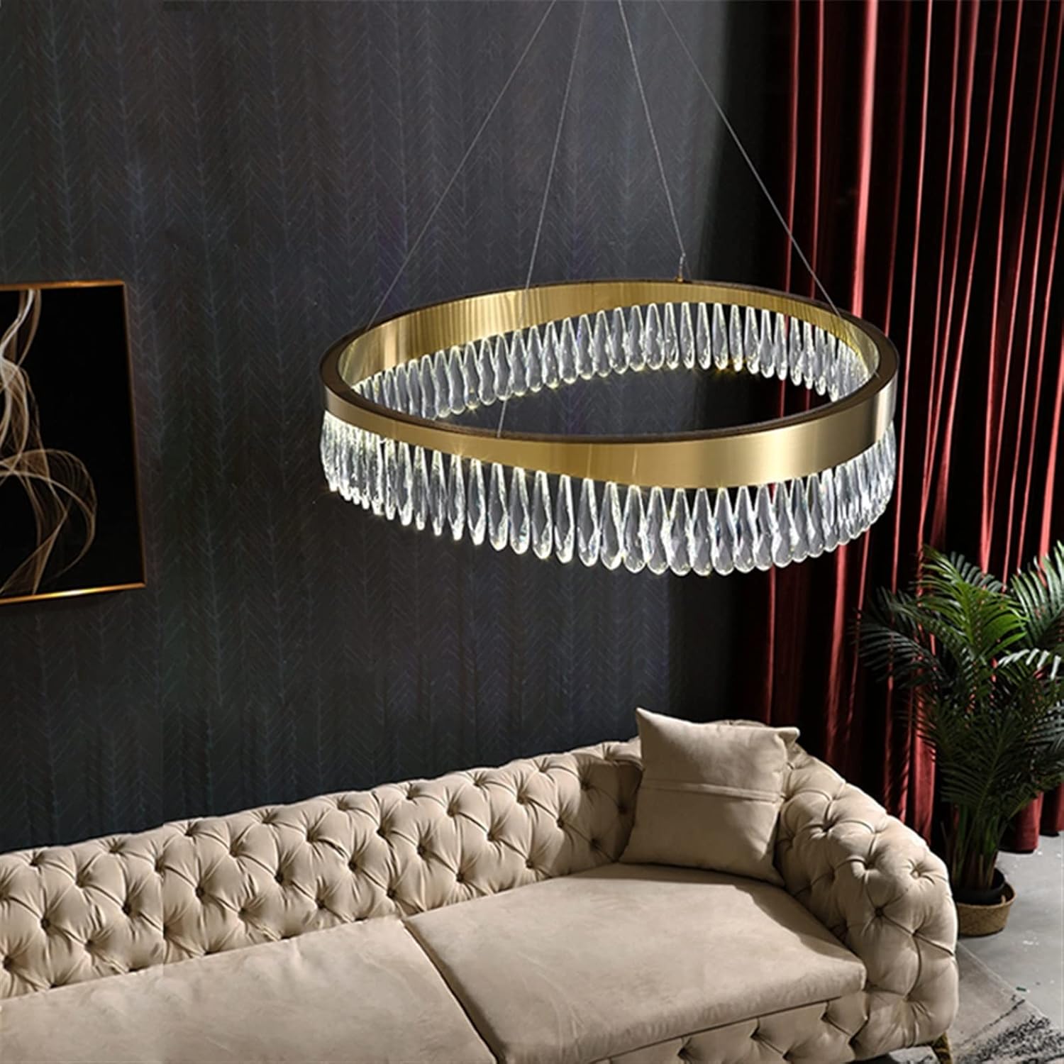 DAMKO - Lustre en Cristal K9 40/50/60 cm