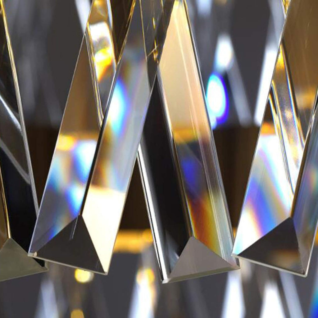 CITRA - Lustre Cristal K9 Or LED 100 CM