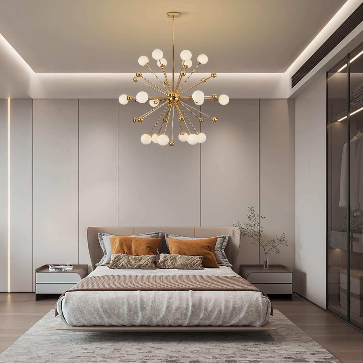 CORONA - Lustre Design Inspiration Corona 18 Lampes Lumineuse