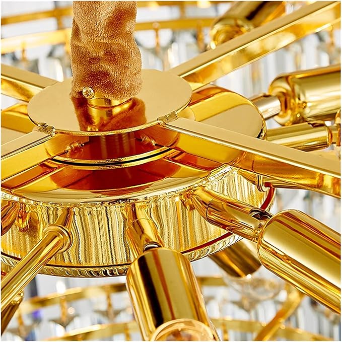 FALIO - Lustre ovale en Cristal 80/30cm