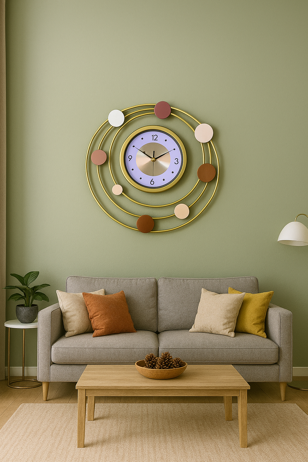 Horloge Murale ORBIT DORÉ