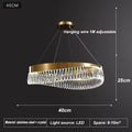 DAMKO - Lustre en Cristal K9 40/50/60 cm