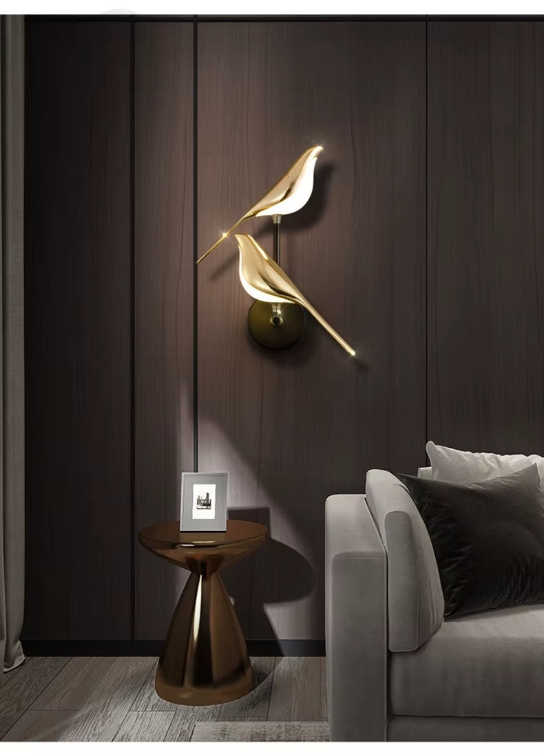 BASLASH - Golden Bird Applique murale
