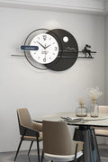 Horloge Murale Cerf Noir