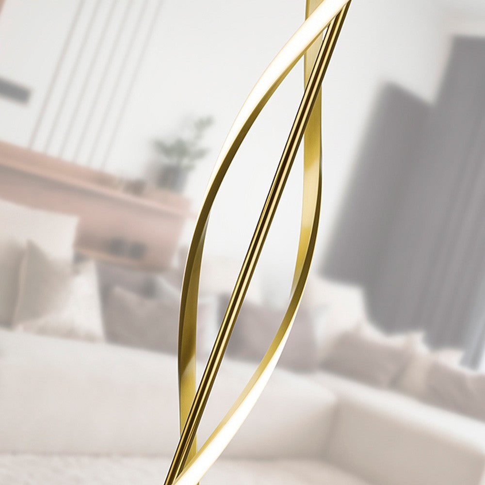 Lampadaire LED Spirale Style DNA