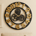 Horloge Murale Industrielle Engrenages 40 cm